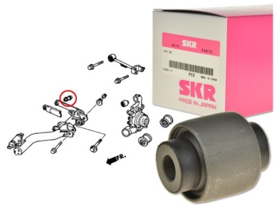 Honda cr-v ii 01-06 втулка рычага задняя заднего skr made in japan фото №1