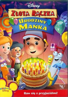 Dvd: ZŁOTA RĄCZKA. Urodziny Mańka. Disney