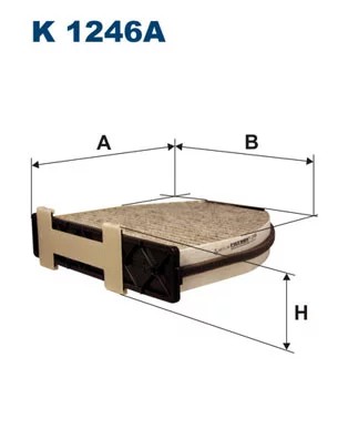 K1246A FILTRO CABINAS DE CARBON  