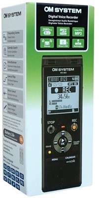 Dyktafon Cyfrowy Rejestrator Dźwięku Głosu OM System WS-883 Olympus 8GB
