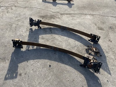 Ресори підвіска задня + хомути кріплення рама renault master 3 iii iv 4 фото №1