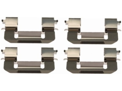 Набір монтажний гальмівних колодок перед kia ceed ii 1.0-1.6 12-18 фото №1