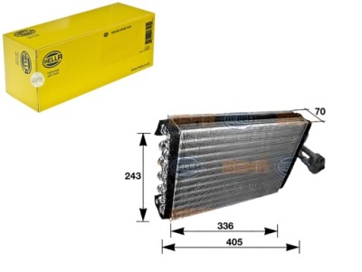 Испаритель кондиционера hella 820640n vems008 фото №1
