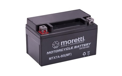 АККУМУЛЯТОР MORETTI AGM (GEL) MTX7A-BS