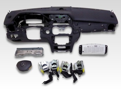 Mercedes glk lift панель приладів консоль подушка безпеки ремені фото №1