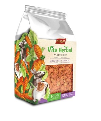 Vitapol Vita Herbal marchew suszona gryzoni 100g