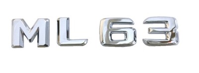 INSIGNIA EMBLEMA INSCRIPCIÓN OZNACZENIE DE TAPA PARA MERCEDES GASOLINA ML63 W163  