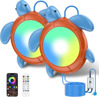 Oświetlenie basenu-jacuzzi Projektor basenowy LED oświetlenie podwodne RGB