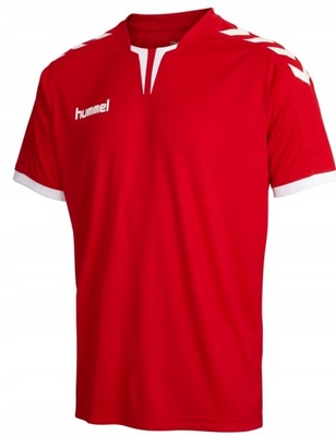 Koszulka Męska Hummel czerwona r. 2XL Core SS Poly