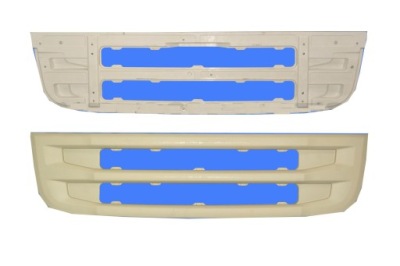 Решётка радиатора нижняя решётка радиатора scania xpi r фото №1