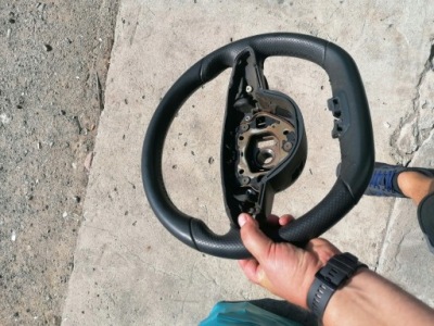 Mercedes w205 воздуховод лепестки переключения кожа ladna фото №1