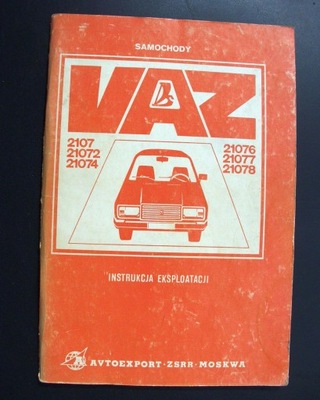 ŁADA WAZ-2107 Nova-Riwa (1982-2012) Instr. Obsługi