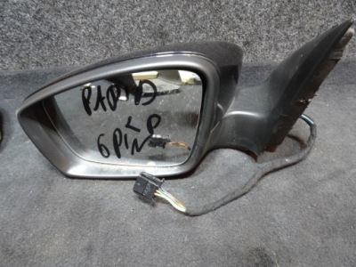 Skoda rapid sb дзеркало ліва 6 pin фото №1