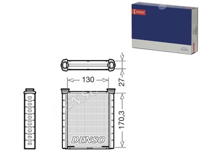 ŠILDYTUVAS NISSAN MICRA V 0.9 1.0 1.5D 12.16- DENSO 