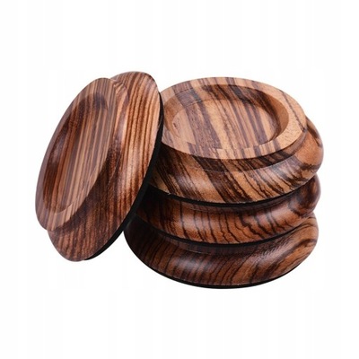 Piano Caster Cups Coaster Solid Wood
