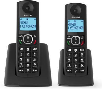 Alcatel F530 Duo, telefon bezprzewodowy z 2 słuchawkami