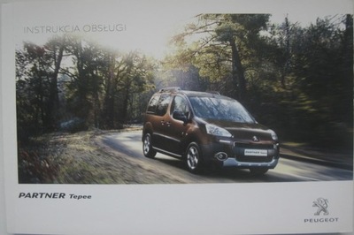 PEUGEOT DE CARGA II TEPEE 08-15 LIBRO MANTENIMIENTO PL KOLOROWA ORIGINAL 2014R  