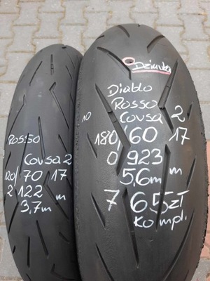 PIRELLI DIABLO ROSSO CORSA 2 180/60/17 120/70/17 