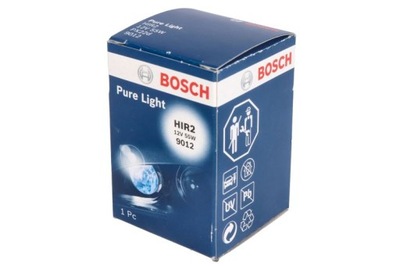 ЛАМПОЧКА BOSCH 12V 55W PX22D 9012 HIR2 PURE LIGHT