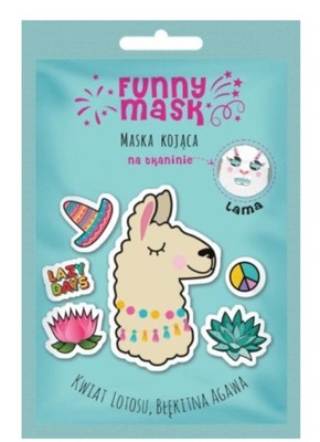 Marion Maska Kojąca maska na Tkaninie Funny Mask Lama 04 2024