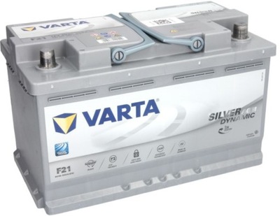 BATTERY 80 AH VARTA AGM F21 580901080 va580901080 {{product_id}}