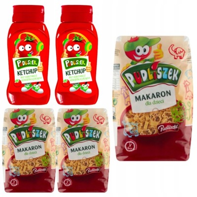 Pudliszki Mix dla dzieci Ketchup Pudliszek Makaron