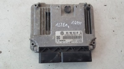 Блок керування бортовий комп'ютер двигуна seat altea 1,4 tsi фото №1