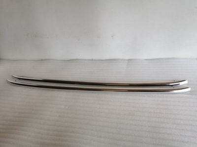 Audi a4 b8 allroad рейлінги накладки дахові хром 8k фото №1