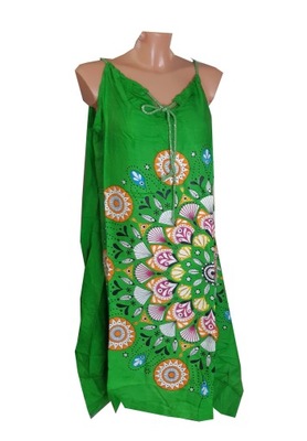 Bluzka TUNIKA sukienka plażowa zwiewna L/XL