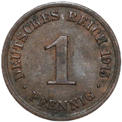 1 pfennig 1915 J