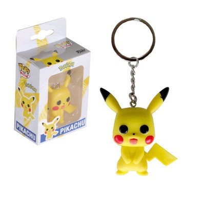 FUNKO POP Keychain Game Pikachu Action Figure Key