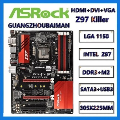 Motherboard ASROCK Z97 KILLER Intel Socket 1150 DDR3 ATX