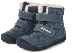 Zimowe buty dziewczęce barefoot D.D.step – W063-333A rozmiar 31