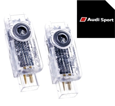 AUDI SPORT RS DIODO LUMINOSO LED LOGOTIPO PROYECTOR PREMIUM HD+ RS3 RS4 RS5 RS6 RS7 RS Q3 RSQ8  