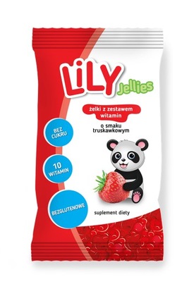 Lily Jelly żelki o smaku truskawkowym 30g