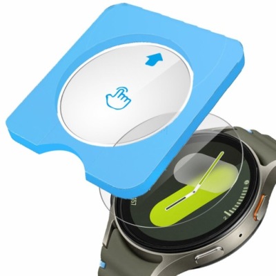 2x SZKŁO HARTOWANE DO SAMSUNG GALAXY WATCH 8 44MM Z RAMKĄ DO MONTAŻU