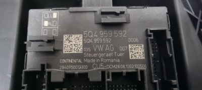 Модуль блок управления дверь skoda octavia iii 5q0959592 фото №1
