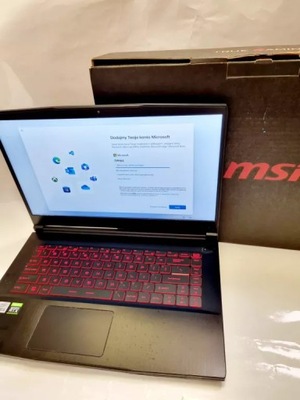 LAPTOP MSI GF63 THIN 10UC 8GB 512GB RTX3050