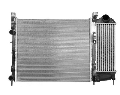 Комплект радіатор вентилятор renault kangoo 1,5dci фото №1