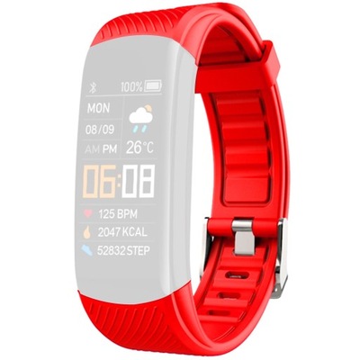 Pasek Smartband GIEWONT Fit&GO do GW200 GWP200-1 - Alert Red