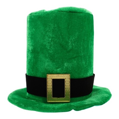 Zielony strój Top Hat Opaska Leprechaun Patrick