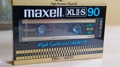 Kaseta MAXELL XLII-S 90 1982r Nowa.