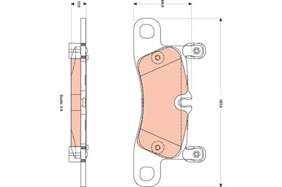 ZAPATAS DE FRENADO PORSCHE T. CAYENNE 3.0- 4.8 10-  