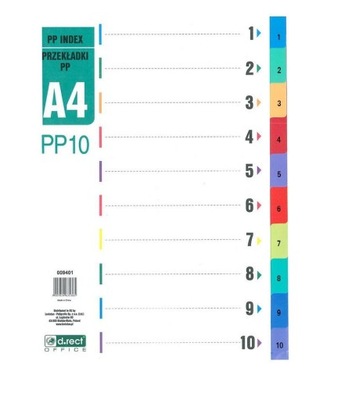 Przekładki PP 1-10 PP10 D.RECT D.RECT 195064