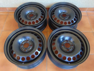 DISCS STEEL 15'' 6X15 ET39 CORSA D E MERIVA A GRANDE PUNTO SET  