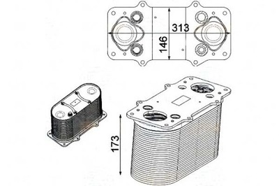 INTERCOOLER AUŠINTUVAS ORO ĮKRAUNAMOJO [BE 