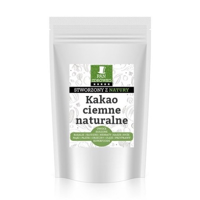 Kakao ciemne naturalne 250g Pan zdrówko