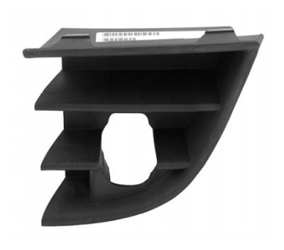 Skoda octavia 2 08- решётка бампера заглушка решётка  левая фото №1