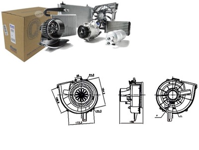 VENTILADOR SOPLADORES INTERIOR NISSENS 87812 AUDI A1 10- RHD NISSENS  