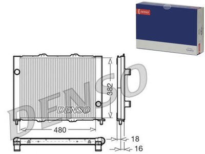 РАДІАТОР ДВИГУНА DENSO RA0230770 58193 732388